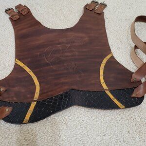 Leather Viking vest